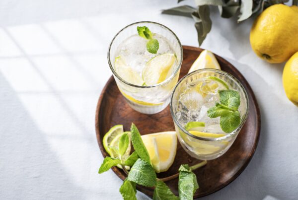 limonada refrescante de menta