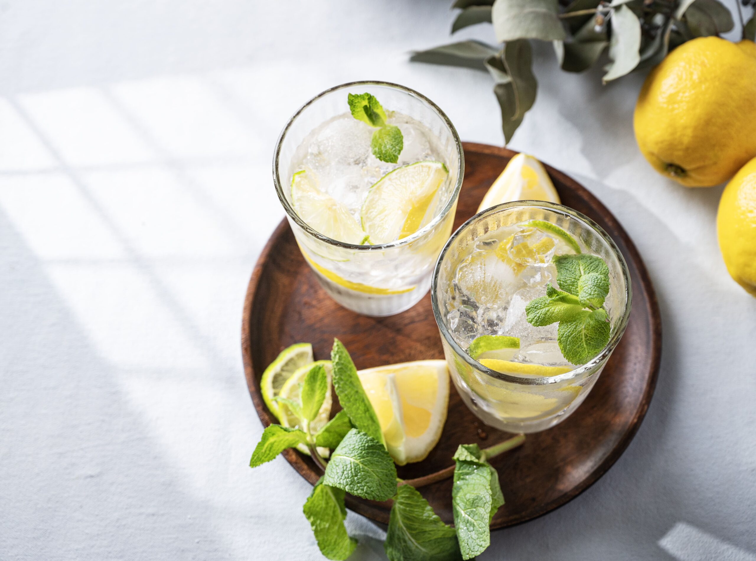 Limonada Refrescante de Menta